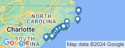Map of fishing charters in North Carolina