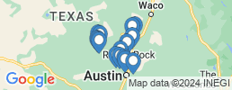 Map of fishing charters in Leander