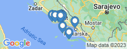 Map of fishing charters in Bol