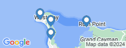 Map of fishing charters in Camana Bay