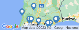 Map of fishing charters in Albufeira