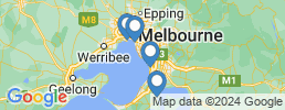 Map of fishing charters in Melbourne