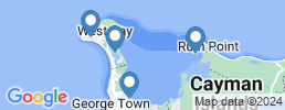 Map of fishing charters in Cayman Islands