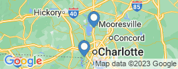 Map of fishing charters in Charlotte