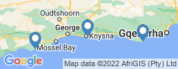 Map of fishing charters in Overberg