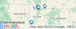 Map of fishing charters in Utah