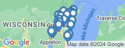Map of fishing charters in New Franken