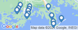 Map of fishing charters in Cocodrie