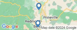 Map of fishing charters in Bend