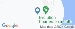 Map of fishing charters in Exmouth