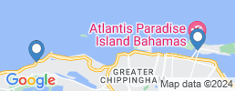Map of fishing charters in Paradise Island