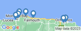Map of fishing charters in Falmouth