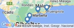 Map of fishing charters in Marbella