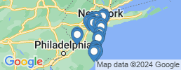 Map of fishing charters in Point Pleasant Beach