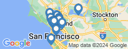 Map of fishing charters in San Francisco