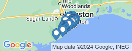 Map of fishing charters in Surfside Beach