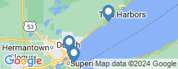 Map of fishing charters in Cloquet