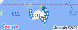 Map of fishing charters in Australien
