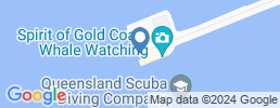 Map of fishing charters in Gold Coast