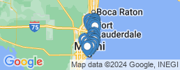 Map of fishing charters in Miami Gardens