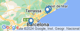 Map of fishing charters in Barcelona