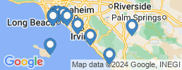 Map of fishing charters in Dana Point