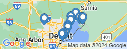 Map of fishing charters in Casco