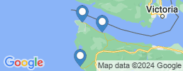 Map of fishing charters in Forks