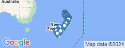 Map of fishing charters in Neuseeland