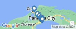 Map of fishing charters in Panama-Stadt