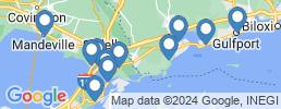Map of fishing charters in Picayune