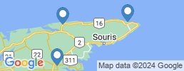 Map of fishing charters in Souris