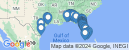 Map of fishing charters in Golf von Mexiko
