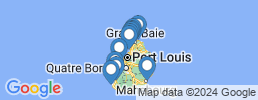 Map of fishing charters in Pointe aux Biches