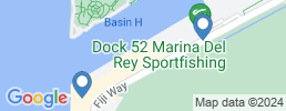 Map of fishing charters in Marina Del Rey