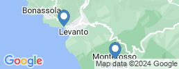 Map of fishing charters in Levanto