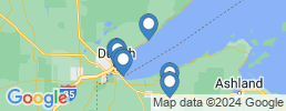 Map of fishing charters in Superior