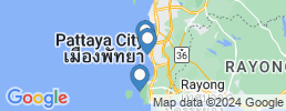 Map of fishing charters in Sattahip