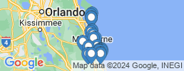 Map of fishing charters in Indialantic