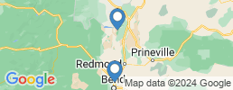 Map of fishing charters in Bend