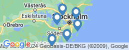 Map of fishing charters in Südschweden