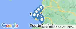 Map of fishing charters in Punta Mita