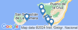 Map of fishing charters in Los Cristianos