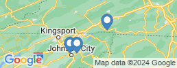 Map of fishing charters in Johnson City